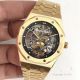 Swiss Copy Audemars Piguet Royal Oak Extra-thin Openworked Watch Yellow Gold (3)_th.jpg